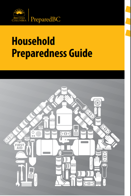 Cover of PreparedBC Household Preparedness Guide